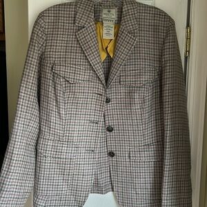 Beretta EUC Herringbone Blazer/Riding Coat Size 8